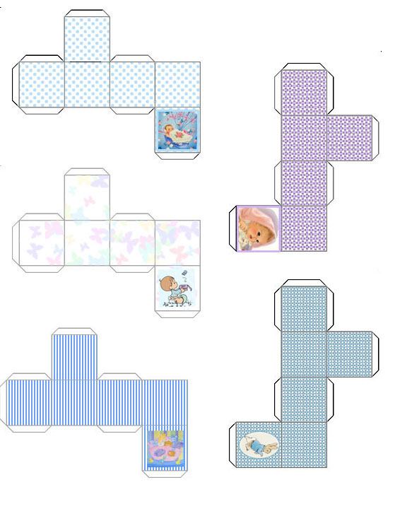 printable miniature square boxes